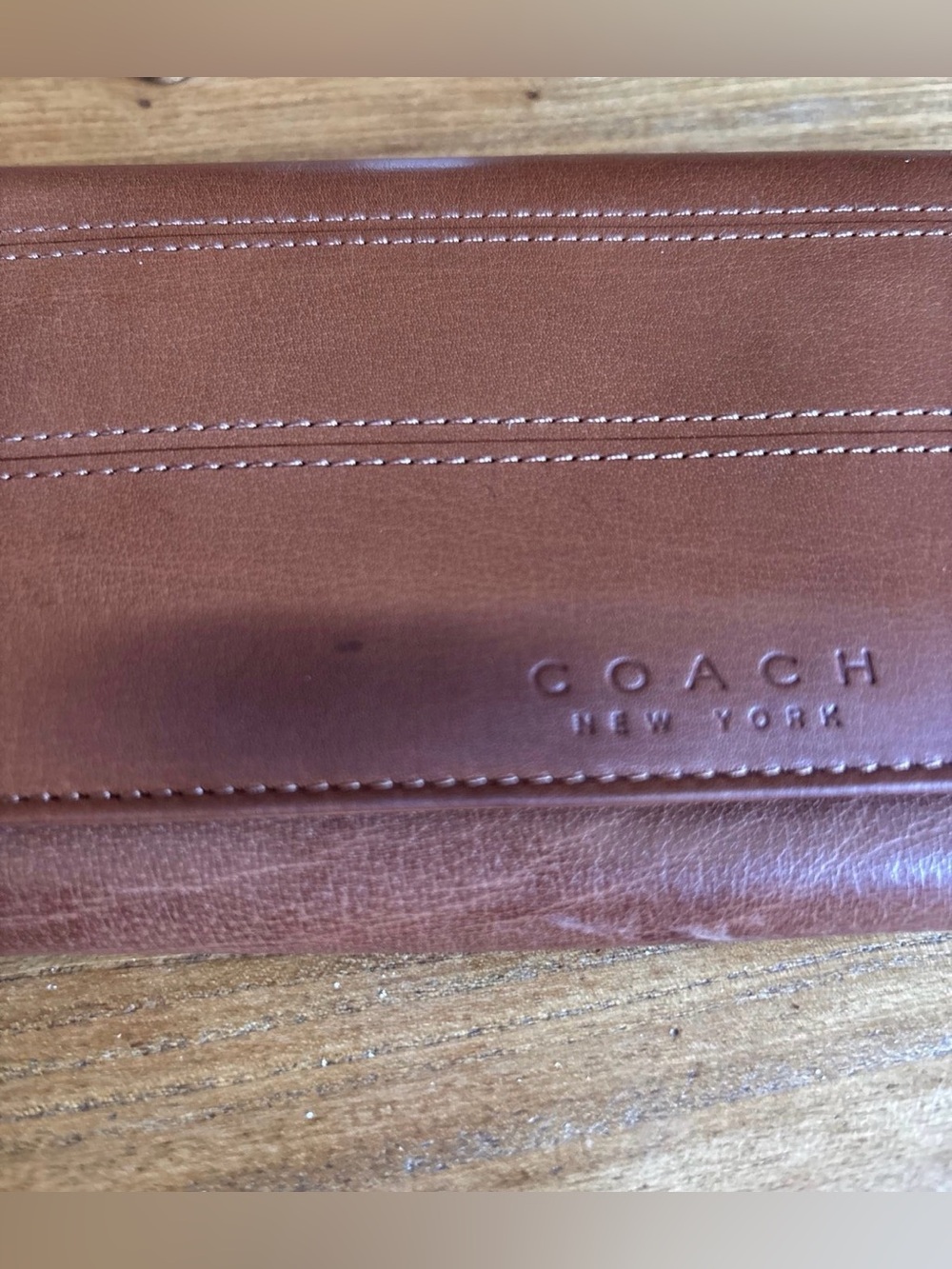Coach leather clutch - Picture 2 of 8